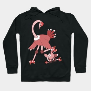 Ostrich roller derby Hoodie